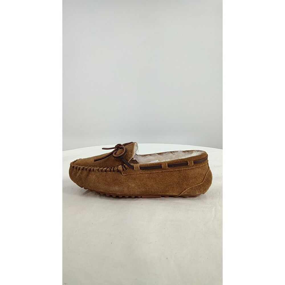 Quince Women Australian Shearling Moccasin Slipper Pecan Shoes 6